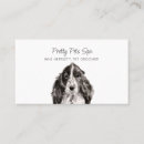 Search for pet business cards Watercolor
