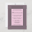 Search for pink and black baby shower invitations Pattern