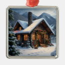Search for log cabin christmas tree decorations Mountains