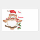 Search for candy cane tag stickers Santa