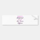 Search for girlfriend bumper stickers Air