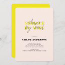 Search for neon bridal shower invitations For her