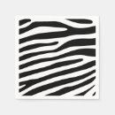 Search for zebra stripe napkins Pattern