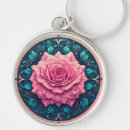 Search for rose bloom key rings Colourful