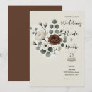 Search for cream white wedding invitations Botanical