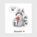 Search for funny raccoon stickers Trash panda