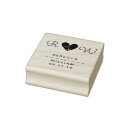 Search for wedding favor rubber stamps Initials