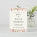 Search for pink border wedding invitations Simple