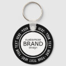 Search for your name here key rings Black and white