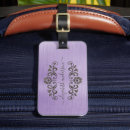 Search for purple luggage tags Glam