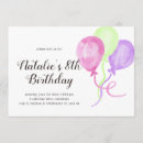 Search for any age invite birthday invitations Pink