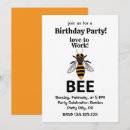 Search for funny bee invitations Insect