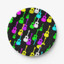 Search for guitar paper plates Band