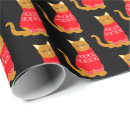 Search for black cat christmas wrapping paper Funny