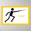 Search for fencing sword posters Fencer