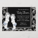 Search for black twins baby shower invitations Blue
