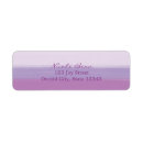 Search for purple orchid return address labels Modern