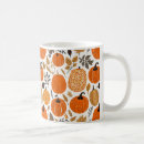 Search for autumn pumpkin pattern mugs Foliage