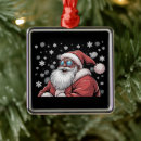 Search for black santa christmas tree decorations Red