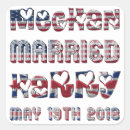 Search for keepsake wedding stickers Typography