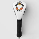 Search for penguin golfing golf head covers Funny
