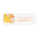 Search for sunshine return address labels Yellow