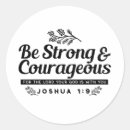 Search for be strong stickers Joshua 1 9