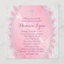 Search for damask christening invitations Baby girl christening