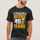 Search for 40 year old tshirts Anniversary