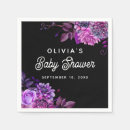 Search for floral baby shower napkins Flowers