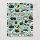 Search for cute sushi postcards Foodie