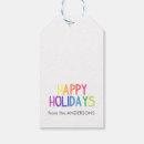 Search for happy holidays gift tags Santa