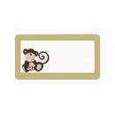 Search for monkey birthday return address labels Animal