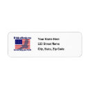 Search for stars and stripes return address labels Eagle