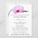 Search for white orchid bridal shower invitations Floral