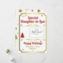 Search for daughter in law christmas cards Red