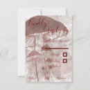 Search for mushrooms rsvp cards Watercolor