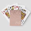 Search for glitter playing cards Girly