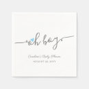 Search for baby boy shower napkins Modern
