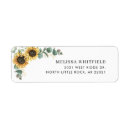 Search for sunflower address stickers Greenery