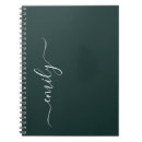 Search for dark green notebooks Modern