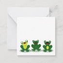 Search for frog note cards Green
