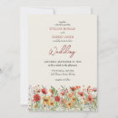 Search for wild flowers wedding invitations Watercolor floral