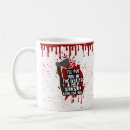 Search for bloody drinks mugs Murder