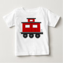 Search for train baby shirts Red