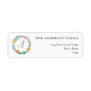 Search for nature return address labels Colorful