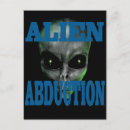 Search for alien abduction postcards Ufo