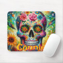 Search for sugar skull mousepads Floral