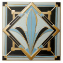 Search for blue art deco tiles Ceramic