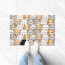 Search for funny cat doormats Kitten